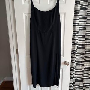 Abercrombie & Fitch black sleeveless maxi dress